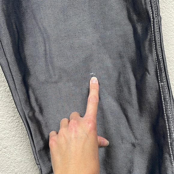 Vintage Deadstock Slim Shady Eminem 90s Baggy Wide Leg Carpenter Jeans Silver 30 - Picture 16 of 16